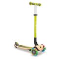 Globber Globber 436-106 Primo Foldable Wood Scooter with Lights; Lime Green 436-106
